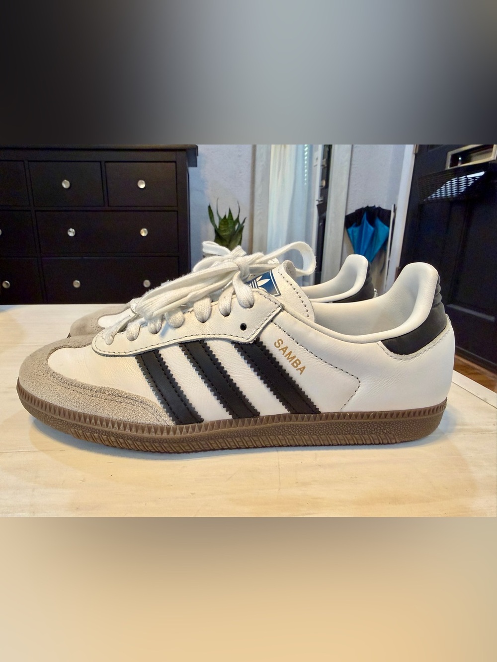 Adidas Samba Women’s White & Black Classic Sneakers